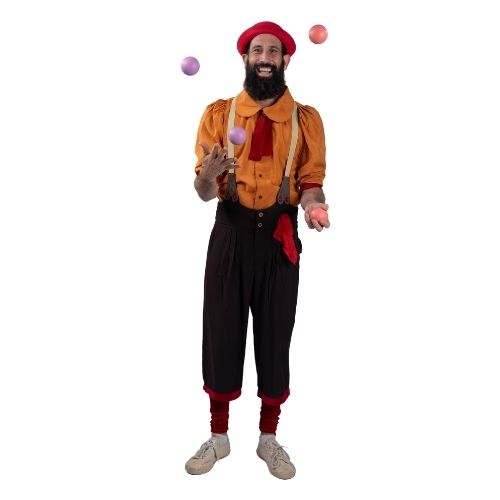 עמית ג'רבי מופע קרקס לילדים הליצן המצונן